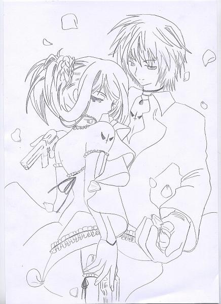 Mon dessin ... pas complétement fini ...