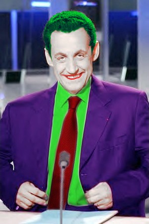 Sarko' en Jocker !!!